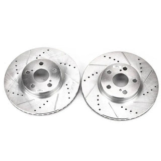 PowerStop Evolution Drilled & Slotted Rotors (FRONT): Scion xD 2008 - 2014