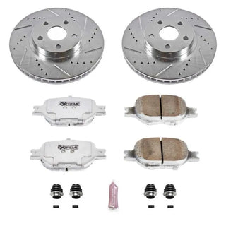 PowerStop Z26 Brake Kit (FRONT): Scion tC w/ Carbon-Fiber Ceramic Pads