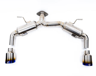 Compressive Tuning Zenkai Ti-S Titanium Muffled Axle Back Exhaust: Fits BRZ/GR86 22-24