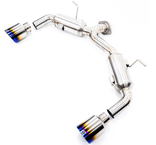 Compressive Tuning Zenkai Ti-S Titanium Muffled Axle Back Exhaust: Fits BRZ/GR86 22-24