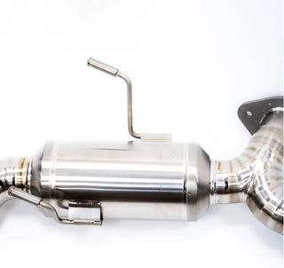 Compressive Tuning Zenkai Ti-S Titanium Muffled Axle Back Exhaust: Fits BRZ/GR86 22-24