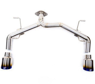 Compressive Tuning Ti-R Titanium Axle Back Exhaust: Subaru BRZ 2022 - 2024 & Toyota GR86 2022 - 2024