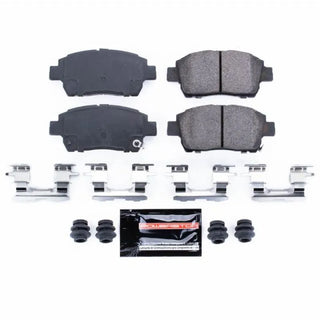 PowerStop Z23 Evolution Sport Brake Pads (FRONT): Scion iQ 2012 - 2015 w/ Hardware