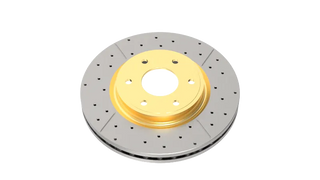 DBA 05-06 Scion tC Rear Drilled & Slotted Street Series Rotor