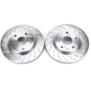 PowerStop Evolution Drilled and Slotted Rotors (FRONT): Scion xB 2008 - 2015 (xB2)