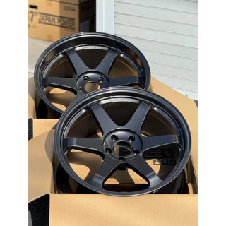 Volk Racing TE37SL / Dark Gunmetal | 19x9.5 | 19x10.5 | 5x112 | +22mm | +35mm Offset
