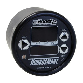 Turbosmart e-Boost2 Boost Controller 40psi Black Face Black Bezel 60mm: Fits Most Models