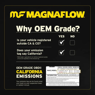 MagnaFlow Conv Direct Fit OEM 2008-2012 Scion L4 1.8L Underbody