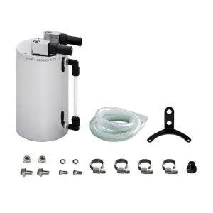 Mishimoto Universal Aluminum Oil Catch Can Large Polished: Fits Most Models