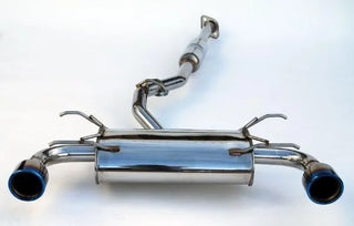 Invidia Q300 Cat-Back Exhaust: Fits Most 13-20 Subaru BRZ & 17+ Toyota 86 with Blue Edge Tips