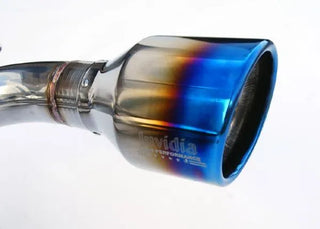 Invidia Q300 Cat-Back Exhaust: Fits Most 13-20 Subaru BRZ & 17+ Toyota 86 with Blue Edge Tips
