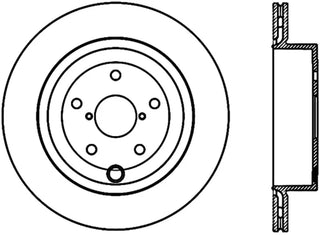 Stoptech Sport Slotted & Drilled Brake Rotor: Subaru BRZ 2017 - 2017