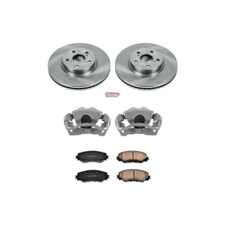 PowerStop Autospecialty Brake Kit (FRONT): Scion xD (08-14) Ceramic Pads & Rotors