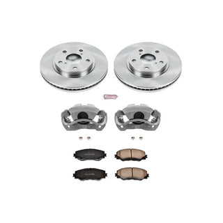 PowerStop Autospecialty Brake Kit (FRONT): Scion xB (08-15) Ceramic Pads & Rotors