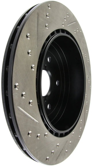 Stoptech Sport Slotted and Drilled Brake Rotor: Subaru BRZ (17)