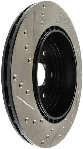 Stoptech Sport Slotted and Drilled Brake Rotor: Subaru BRZ (17)