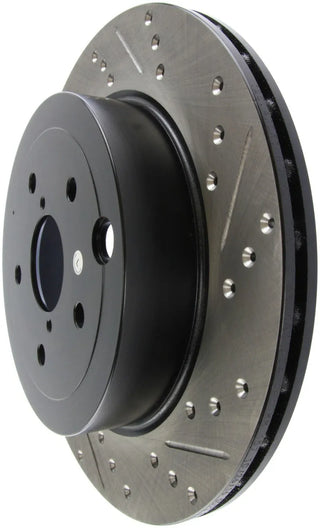 Stoptech Sport Slotted and Drilled Brake Rotor: Subaru BRZ (17)