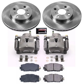 PowerStop Autospecialty Brake Kit with Calipers (FRONT): Scion iQ 2013