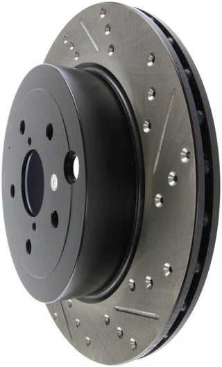 Stoptech Sport Slotted and Drilled Brake Rotor: Subaru BRZ (17)