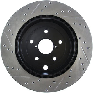 Stoptech Sport Slotted and Drilled Brake Rotor: Subaru BRZ (17)