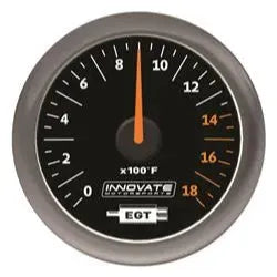 Innovate Motorsports MTX Analog Exhaust Gas Temperature Gauge Kit: Fits Most Models