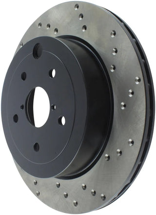 Stoptech Drilled Sport Brake Rotor (LEFT): Subaru BRZ (2017)