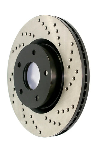 Stoptech Drilled Sport Brake Rotor (LEFT): Subaru BRZ (2017)