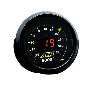 AEM Digital Boost Gauge 35psi 52mm: Fits Most Models