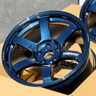 Volk Racing TE37 SAGA S-PLUS / Mag Blue | 18x10 | 18x11 | 5x112 | +25mm | +34mm Offset