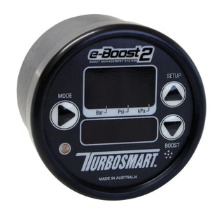 Turbosmart e-Boost2 Boost Controller 40psi Black Face Black Bezel 60mm: Fits Most Models