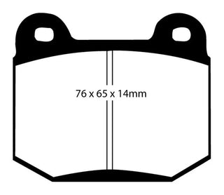 EBC Bluestuff Rear Brake Pads (REAR): Infiniti G35 2003 - 2004 (Manual) (Brembo)