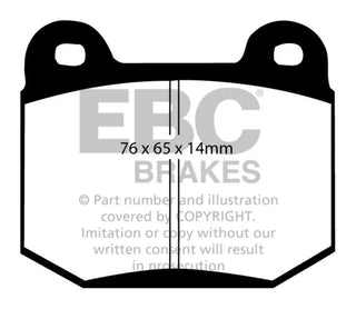 EBC Bluestuff Rear Brake Pads (REAR): Infiniti G35 2003 - 2004 (Manual) (Brembo)