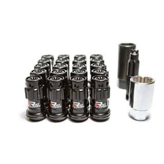 Project Kics Iconix Locking Lug Nuts w/ Black Caps: Most Subaru Models M12x1.25
