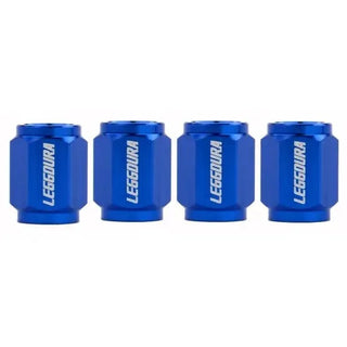 Project Kics Racing Valve Cap Blue
