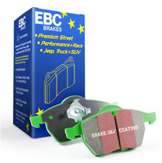 EBC Greenstuff Rear Brake Pads (REAR): Subaru BRZ (17-22) & Toyota 86 (18-20)