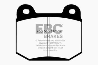 EBC Ultimax2 Rear Brake Pads (REAR): Infiniti G35 2003 - 2004 (Manual) (Brembo)
