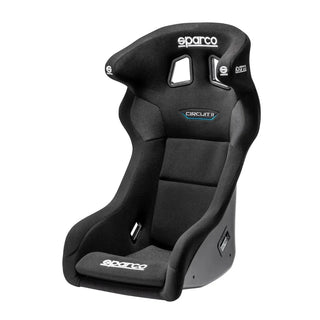 Sparco Circuit II QRT Fixed Back Racing Seat: Fits Most Models