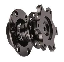 Sparco Steering Wheel Quick Release Competition Bolt-On: Fits Most Models