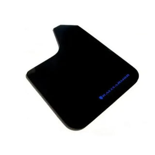Rally Armor Basic Universal Mud Flaps Blue Logo: Fits Most Models
