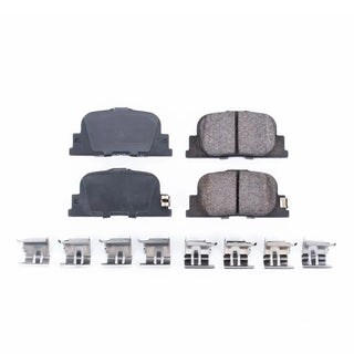 PowerStop Z17 Evolution Ceramic Brake Pads (REAR): Lexus ES300 2000 - 2001 w/ Hardware