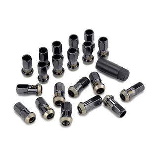 Project Kics Lug Nuts 12x1.25 Black: Multiple Subaru Fitments