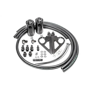 Radium Engineering Dual Side Fluid Lock Oil Catch Can Kit: Subaru BRZ 2013 - 2021