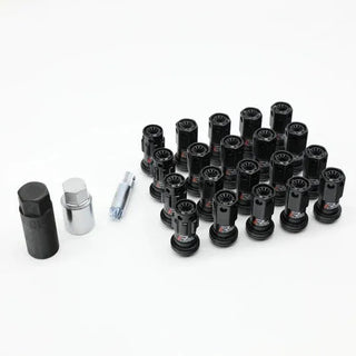 Project Kics R40 Iconix Lug Nuts (Black): Fits Most Subaru Models