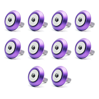 ZSPEC Metric Fender Fastener Kit M6-1.0x20mm, 10-Pack, Stainless Steel & Billet Aluminum for Multiple Toyota, Subaru, Scion Models