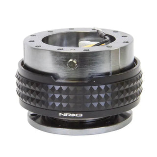 NRG Quick Release Gen 2.1 Gunmetal Body / Black Ring: Fits Most Models