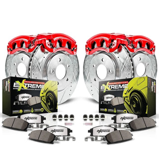 PowerStop Z26 Brake Kit (FRONT AND REAR): Scion tC (2005-10) Slotted Rotors