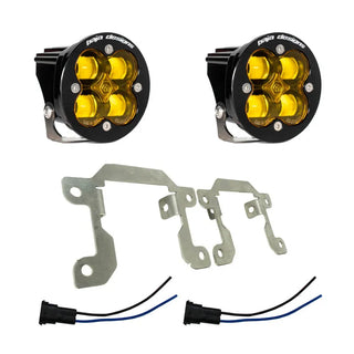 Baja Designs SAE Squadron Fog Light Pocket Kit: Fits 2013-2020 Scion FR-S, Subaru BRZ, Toyota 86