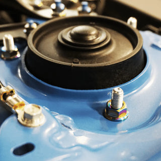 ZSPEC Front Shock Tower Nuts for 2013-2020 Subaru BRZ, 2013-2016 Scion FR-S, 2017-2020 Toyota 86, WRX, Outback, Impreza, STI, Titanium Grade-5