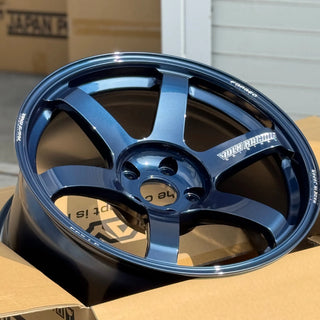 Volk Racing TE37 SAGA S-PLUS / Mag Blue | 18x9.5 | 5x114.3 | +22mm Offset