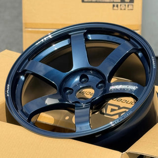 Volk Racing TE37 SAGA S-PLUS / Mag Blue | 18x9.5 | 5x114.3 | +22mm Offset
